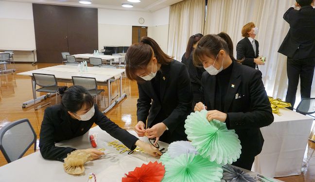 会場セッティング